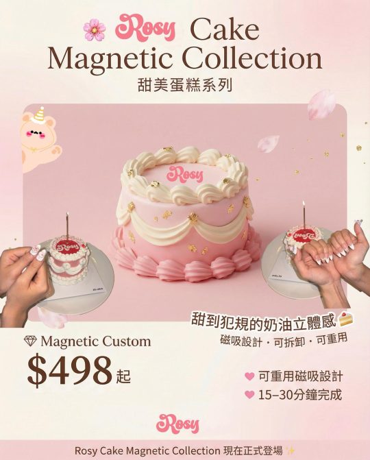 Birthday Cake Magnetic Nails 生日蛋糕磁吸款
