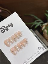 Nude Crystal Lace