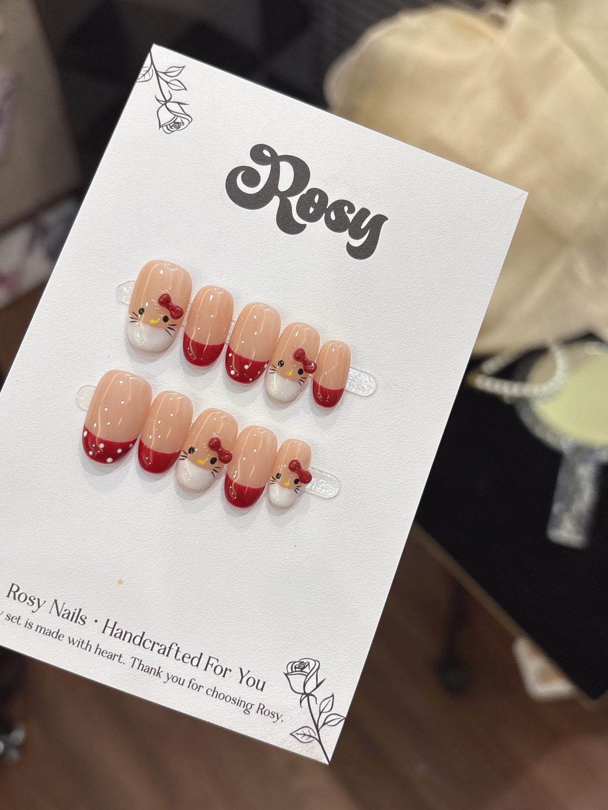 Creamy Kitty Bow