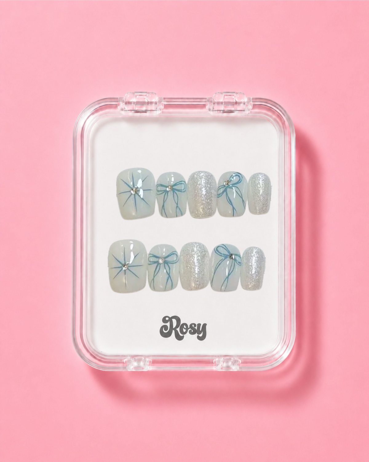 Ice Blue Ribbon Glow