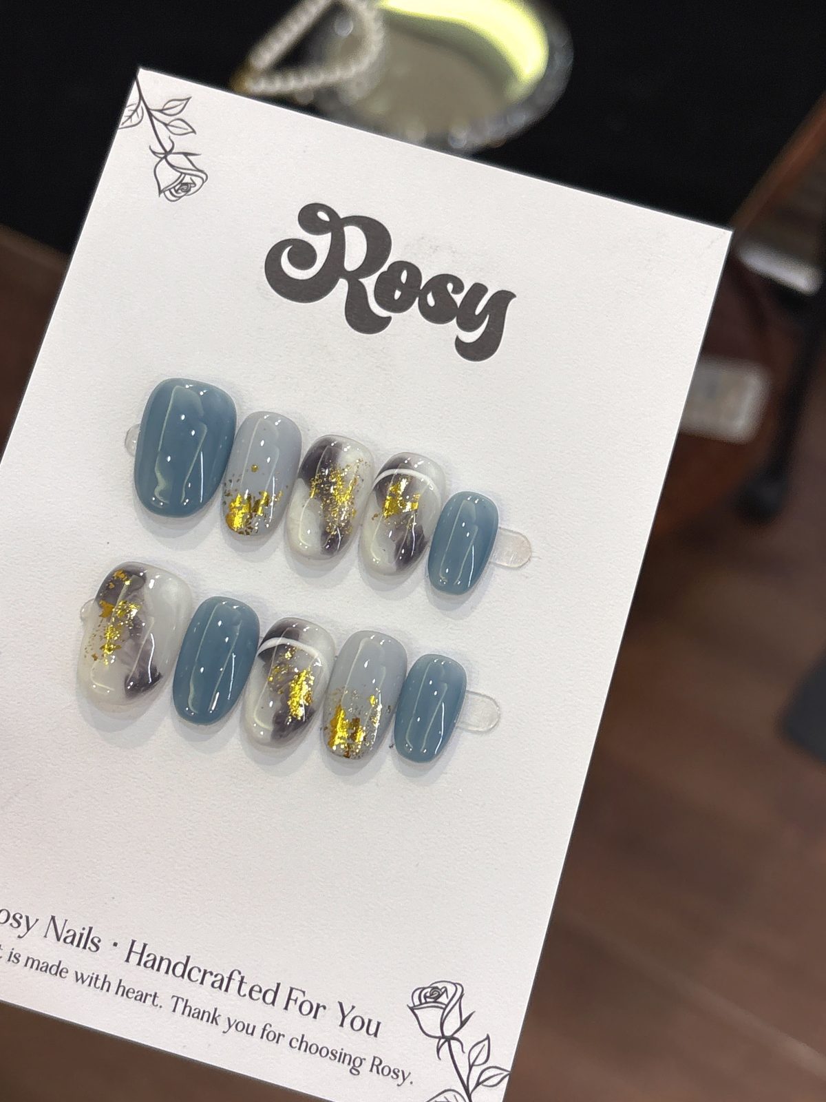 Misty Blue Gold