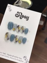 Misty Blue Gold
