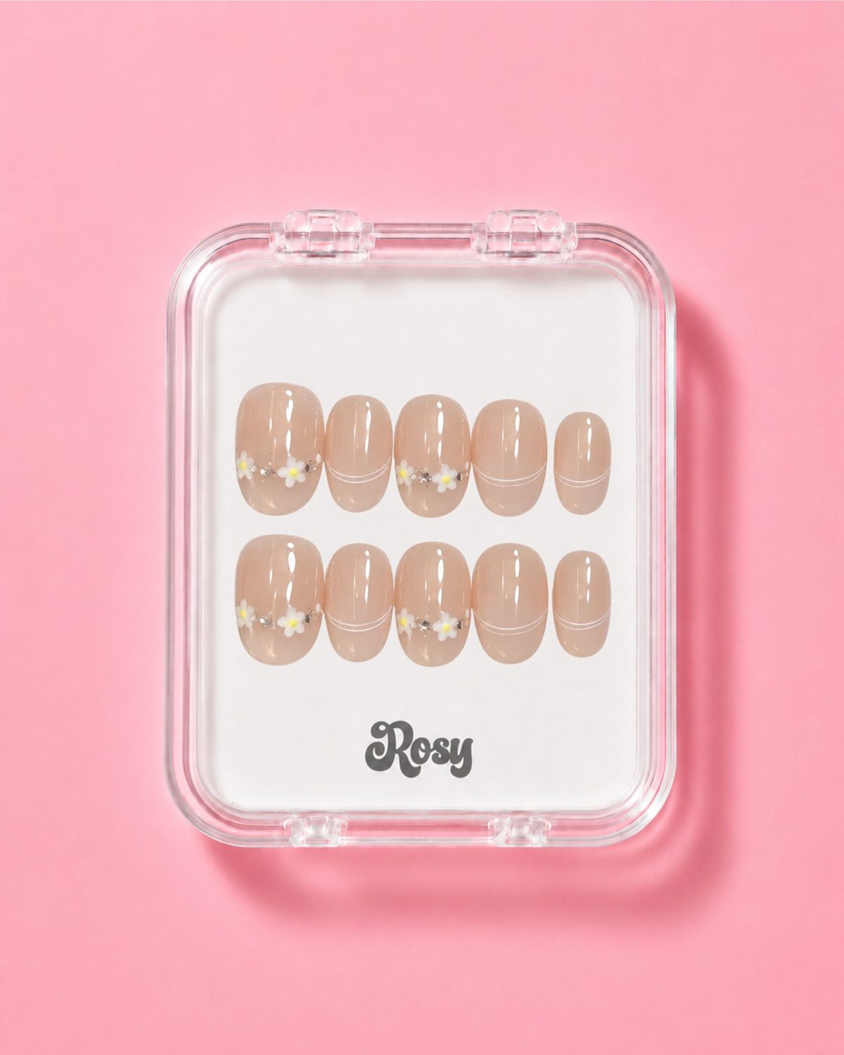 Peach Daisy Sparkle