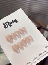 Peach snow